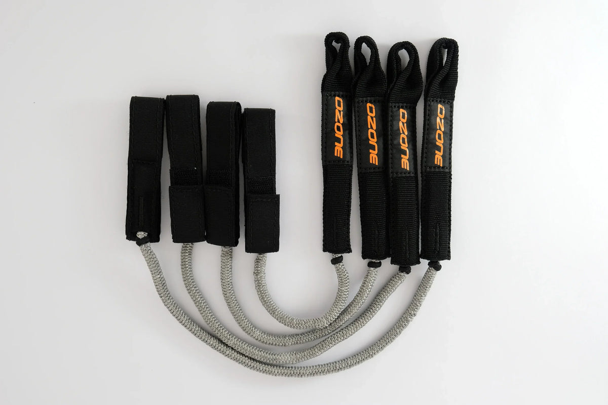 Ozone wing/parawing double attachment bungee loop
