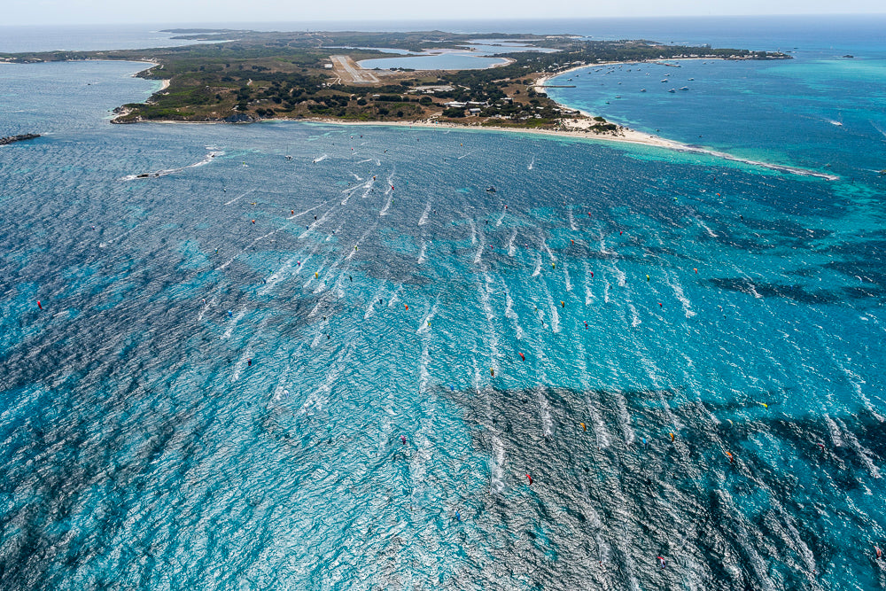 Olly Bridge wins his third Red Bull Lighthouse to Leighton kiteboard race