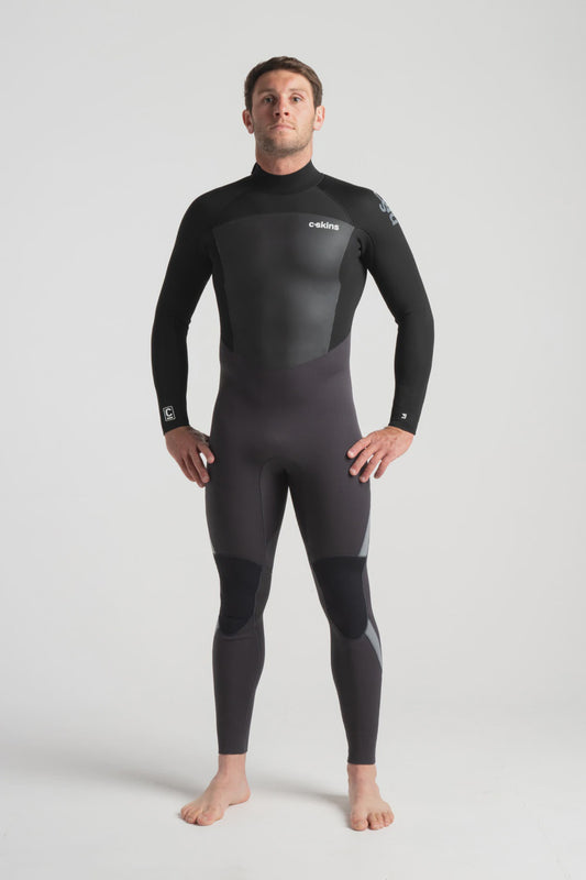 C skins Legend 3/2 Back Zip Steamer Mens Wetsuit