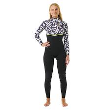 Ripcurl Womens E Bomb - 4/3 Zip Free Wetsuit