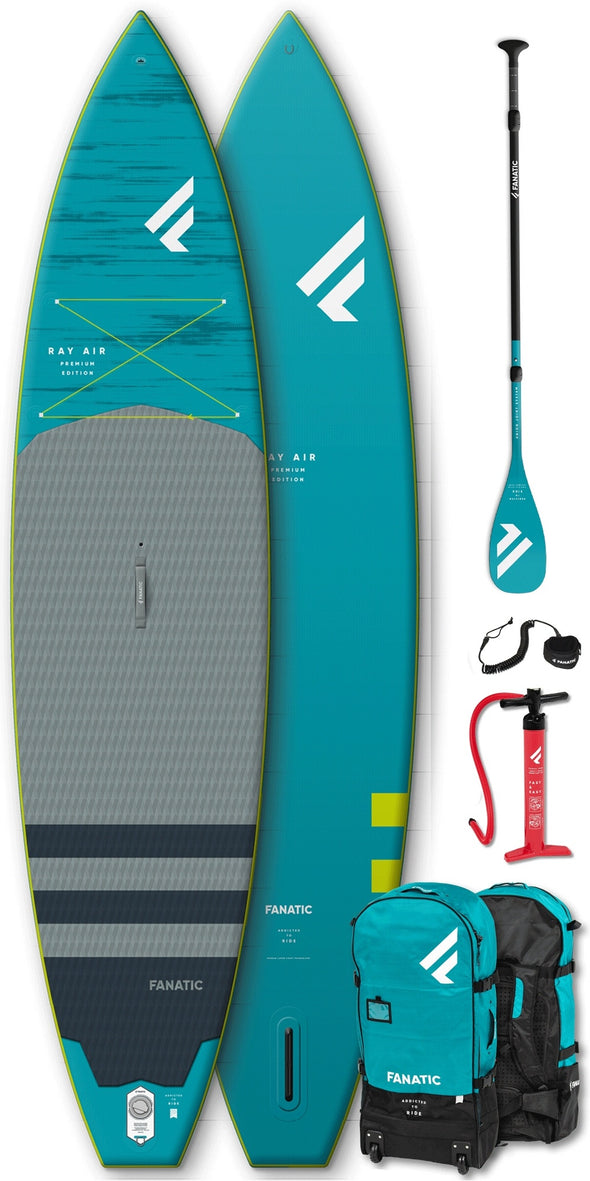 Fanatic Ray Air Premium 2022 Package -11'6" or 12'6" w/ carbon paddle